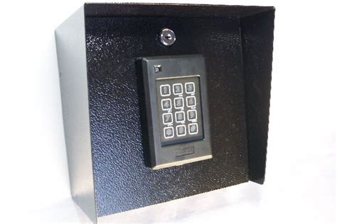 metal keypad enclosure|gate keypad cover.